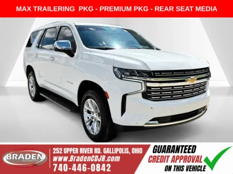 White 2021 Chevrolet Tahoe Premier for sale in Gallipolis, OH