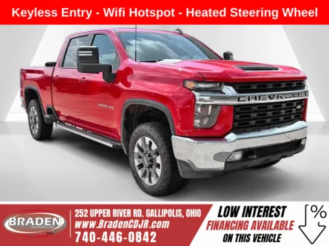 Red 2021 Chevrolet Silverado 2500 HD LT for sale in Gallipolis, OH