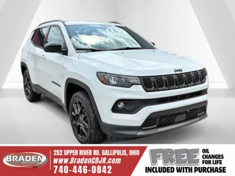 White 2026 Jeep Compass Latitude for sale in Gallipolis, OH