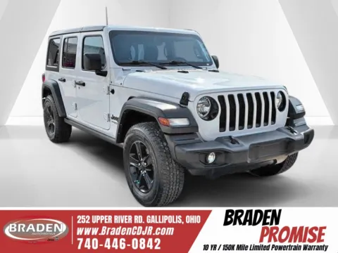 White 2022 Jeep Wrangler Unlimited Sport Altitude for sale in Gallipolis, OH