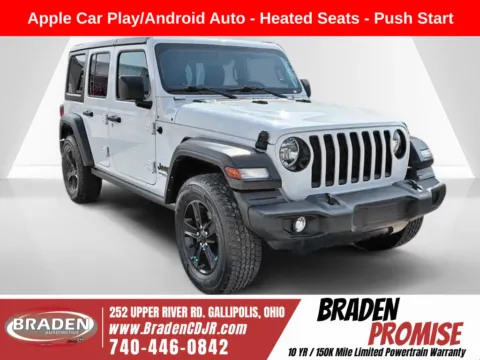 White 2022 Jeep Wrangler Unlimited Sport Altitude for sale in Gallipolis, OH