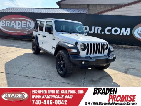 White 2022 Jeep Wrangler Unlimited Sport Altitude for sale in Gallipolis, OH