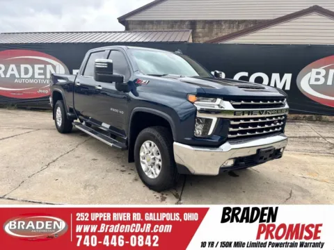 Blue 2021 Chevrolet Silverado 2500 HD LTZ for sale in Gallipolis, OH