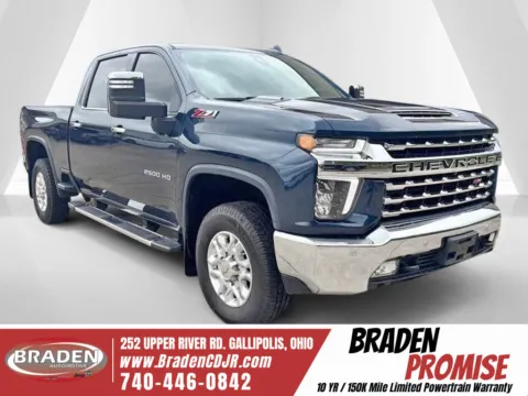 Blue 2021 Chevrolet Silverado 2500 HD LTZ for sale in Gallipolis, OH