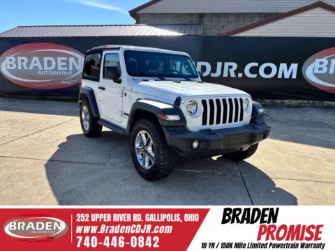 White 2024 Jeep Wrangler Sport for sale in Gallipolis, OH