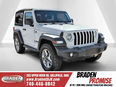 White 2024 Jeep Wrangler Sport for sale in Gallipolis, OH