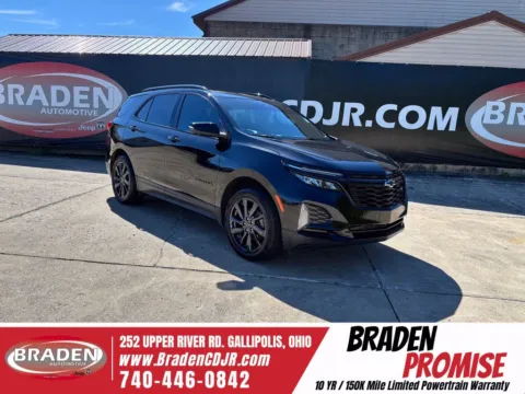 Black 2024 Chevrolet Equinox RS for sale in Gallipolis, OH