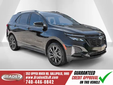 Black 2024 Chevrolet Equinox RS for sale in Gallipolis, OH