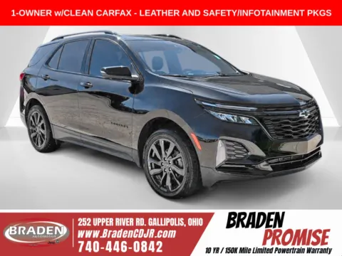 Black 2024 Chevrolet Equinox RS for sale in Gallipolis, OH