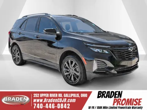 Black 2024 Chevrolet Equinox RS for sale in Gallipolis, OH
