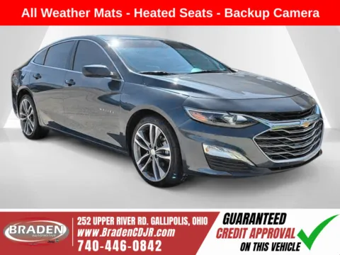 Gray 2020 Chevrolet Malibu LT for sale in Gallipolis, OH