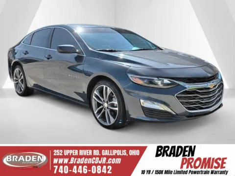 Gray 2020 Chevrolet Malibu LT for sale in Gallipolis, OH