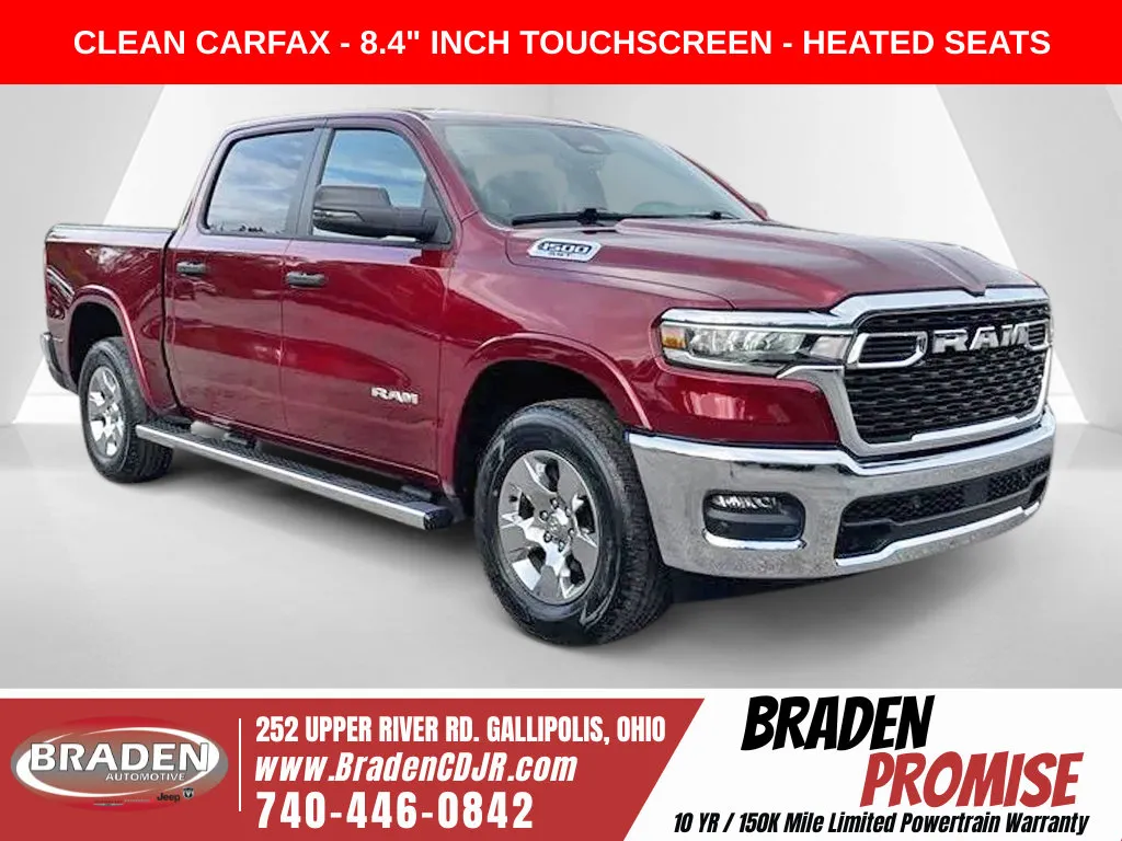 Red 2025 Ram 1500 Big Horn/Lone Star for sale in Gallipolis, OH