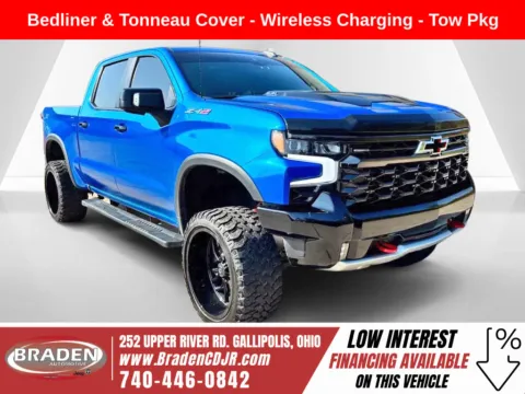 Blue 2024 Chevrolet Silverado 1500 ZR2 for sale in Gallipolis, OH