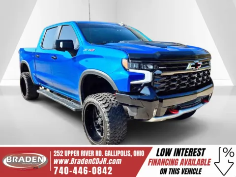 Blue 2024 Chevrolet Silverado 1500 ZR2 for sale in Gallipolis, OH