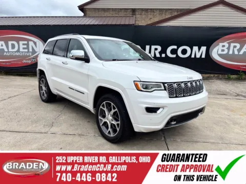 White 2019 Jeep Grand Cherokee Overland for sale in Gallipolis, OH