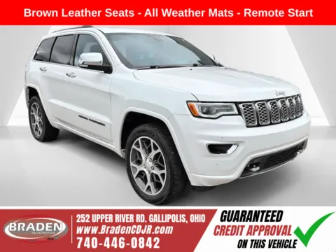 White 2019 Jeep Grand Cherokee Overland for sale in Gallipolis, OH