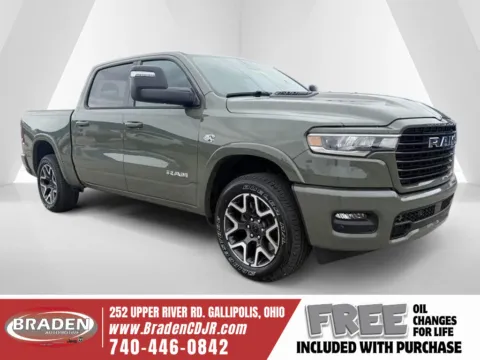 Green 2026 Ram 1500 Laramie for sale in Gallipolis, OH