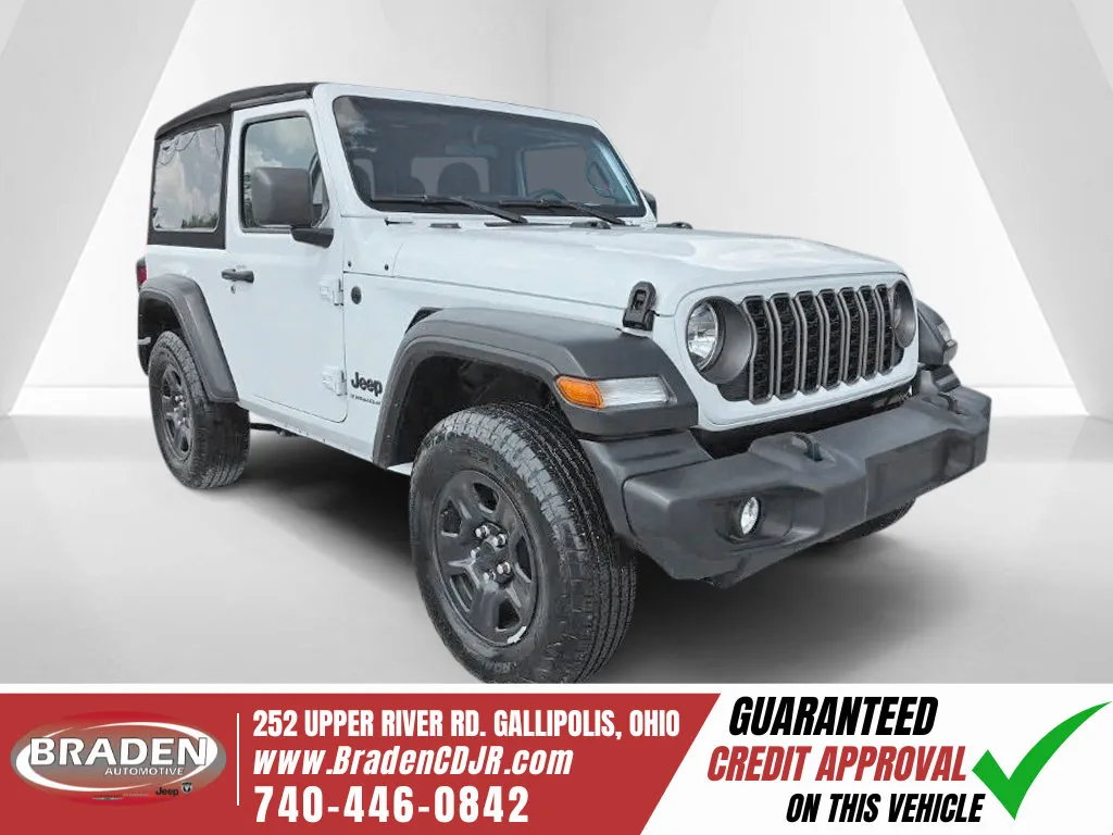 White 2024 Jeep Wrangler Sport for sale in Gallipolis, OH