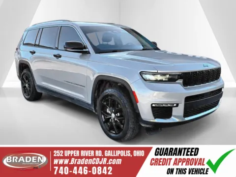 Silver 2021 Jeep Grand Cherokee L Limited for sale in Gallipolis, OH