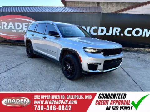 Silver 2021 Jeep Grand Cherokee L Limited for sale in Gallipolis, OH