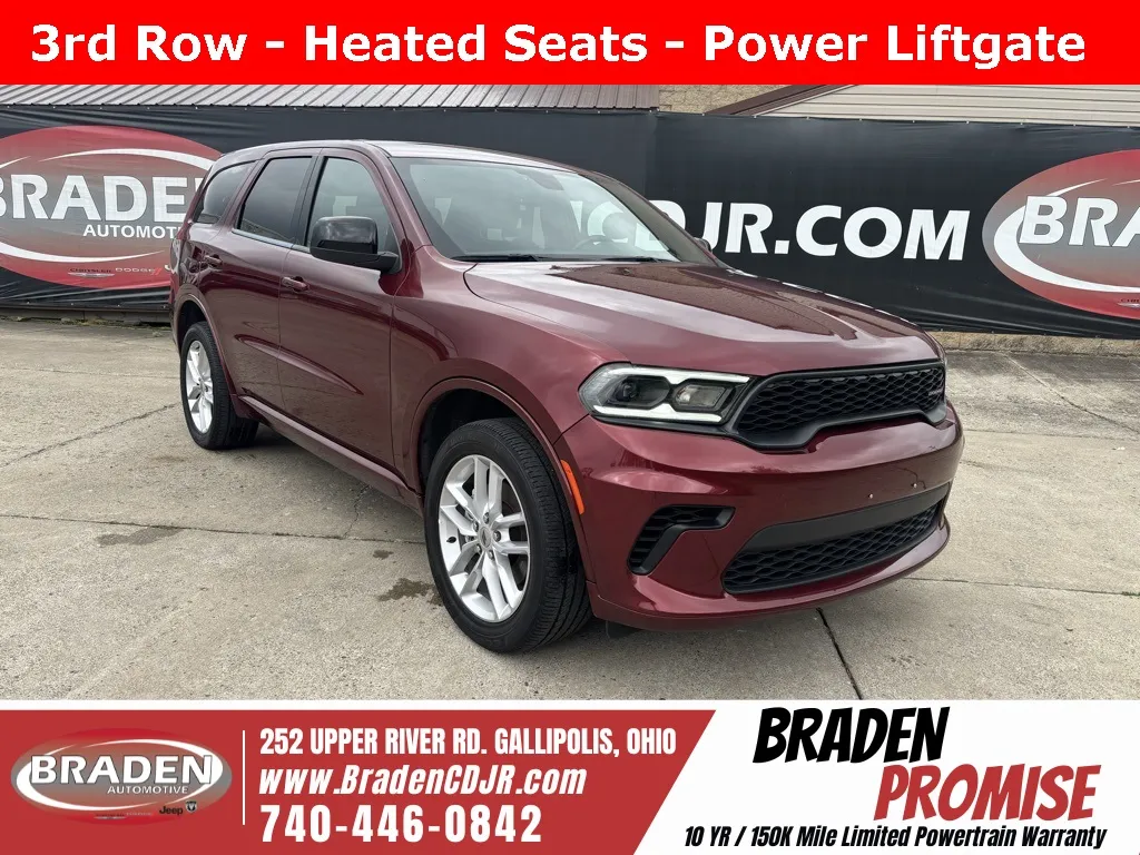 Red 2023 Dodge Durango GT for sale in Gallipolis, OH