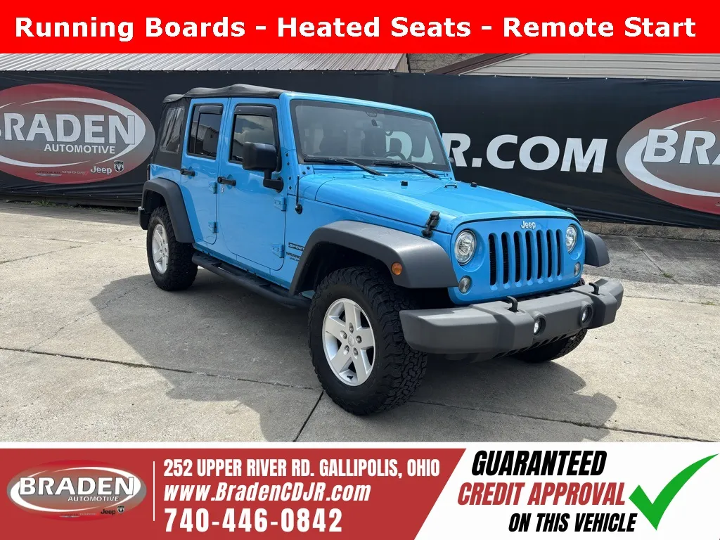 2017 Jeep Wrangler Unlimited Sport for sale in Gallipolis, OH