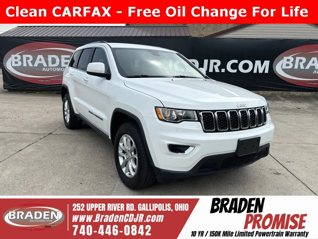 White 2021 Jeep Grand Cherokee Laredo for sale in Gallipolis, OH