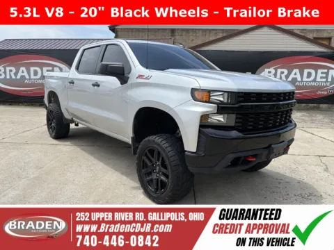 Silver 2021 Chevrolet Silverado 1500 Custom Trail Boss for sale in Gallipolis, OH
