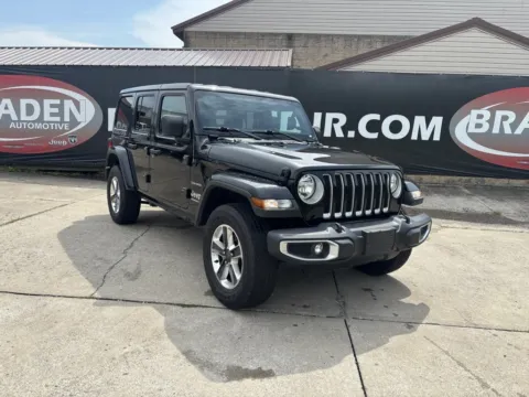 Black 2023 Jeep Wrangler Sahara for sale in Gallipolis, OH