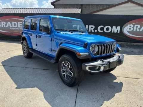 Blue 2025 Jeep Wrangler Sahara for sale in Gallipolis, OH