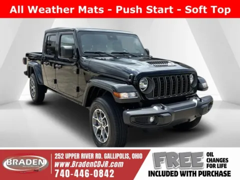 Black 2025 Jeep Gladiator Sport S for sale in Gallipolis, OH