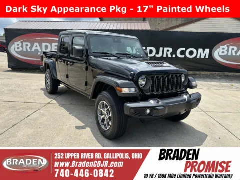 Black 2025 Jeep Gladiator Sport for sale in Gallipolis, OH