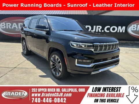 Black 2022 Jeep Grand Wagoneer Series III for sale in Gallipolis, OH