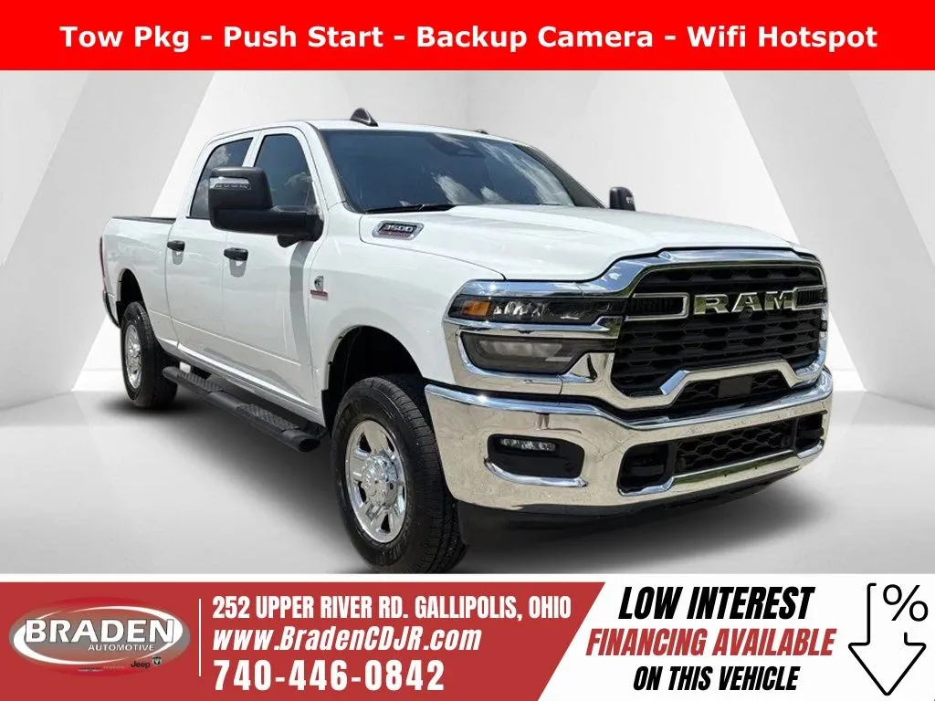 White 2025 Ram 3500 Tradesman for sale in Gallipolis, OH