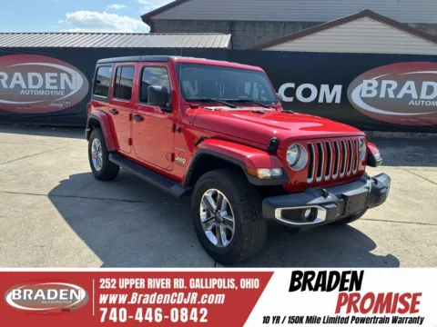 Red 2022 Jeep Wrangler Unlimited Sahara for sale in Gallipolis, OH