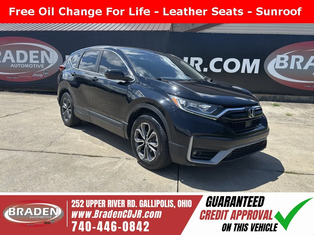 Black 2021 Honda CR-V EX-L for sale in Gallipolis, OH