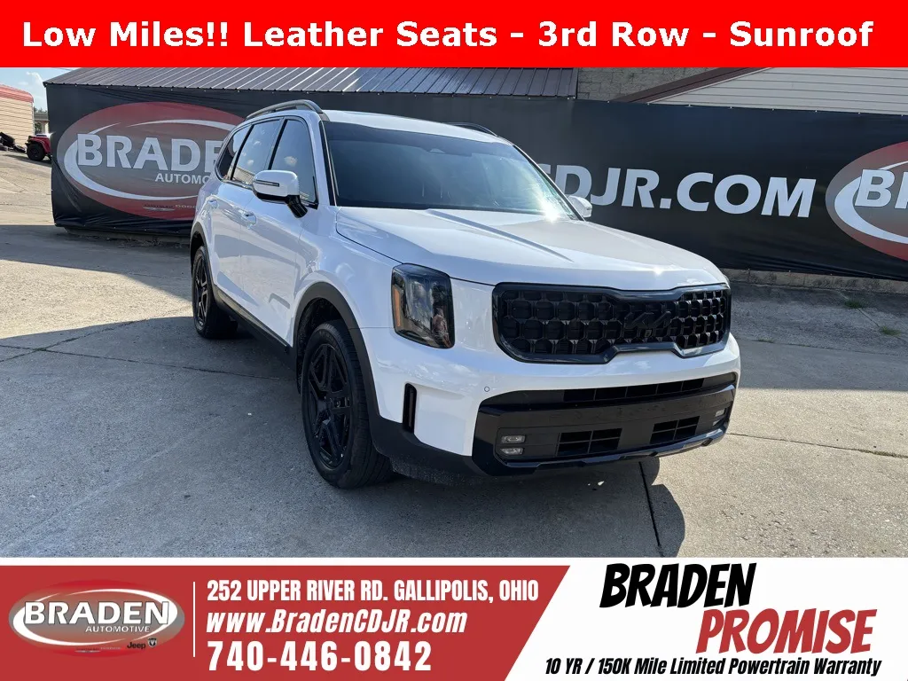 White 2025 Kia Telluride SX X-Line for sale in Gallipolis, OH