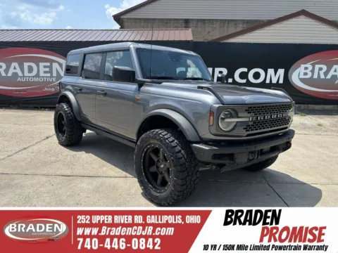 Gray 2022 Ford Bronco Badlands for sale in Gallipolis, OH
