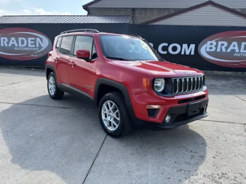 Red 2020 Jeep Renegade Latitude for sale in Gallipolis, OH