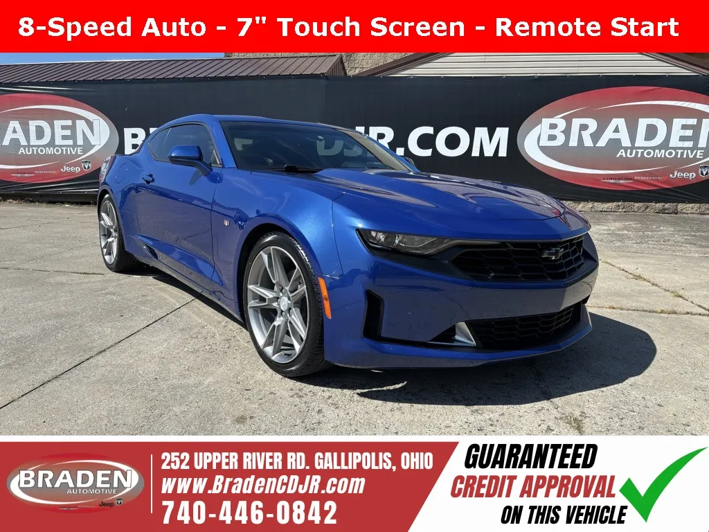 Blue 2019 Chevrolet Camaro 1LT for sale in Gallipolis, OH