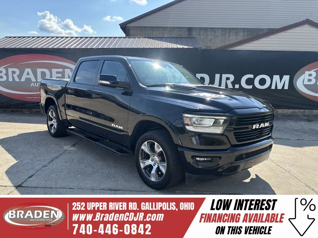 Black 2022 Ram 1500 Laramie for sale in Gallipolis, OH
