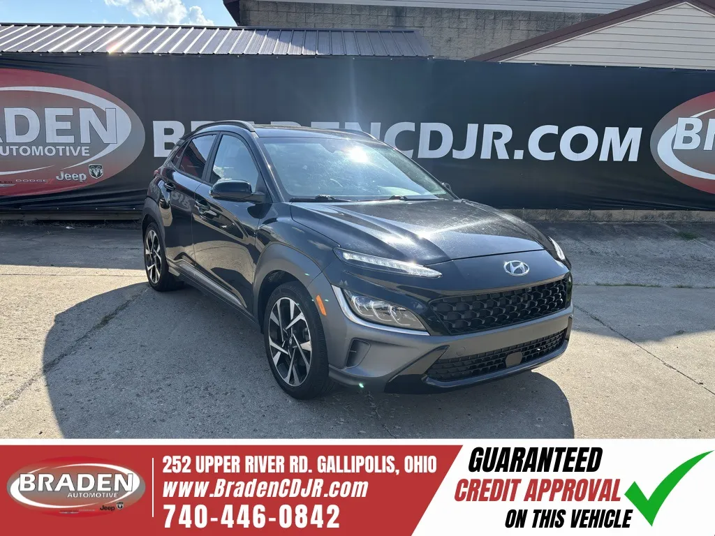 Black 2022 Hyundai Kona Limited for sale in Gallipolis, OH