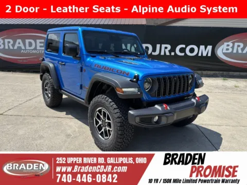 Blue 2025 Jeep Wrangler Rubicon for sale in Gallipolis, OH