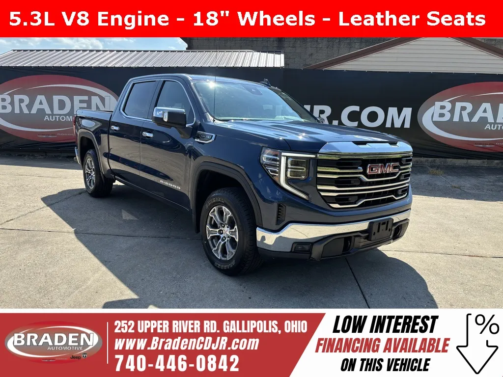 Blue 2023 GMC Sierra 1500 SLT for sale in Gallipolis, OH