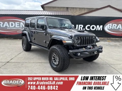 Gray 2025 Jeep Wrangler Rubicon 392 for sale in Gallipolis, OH