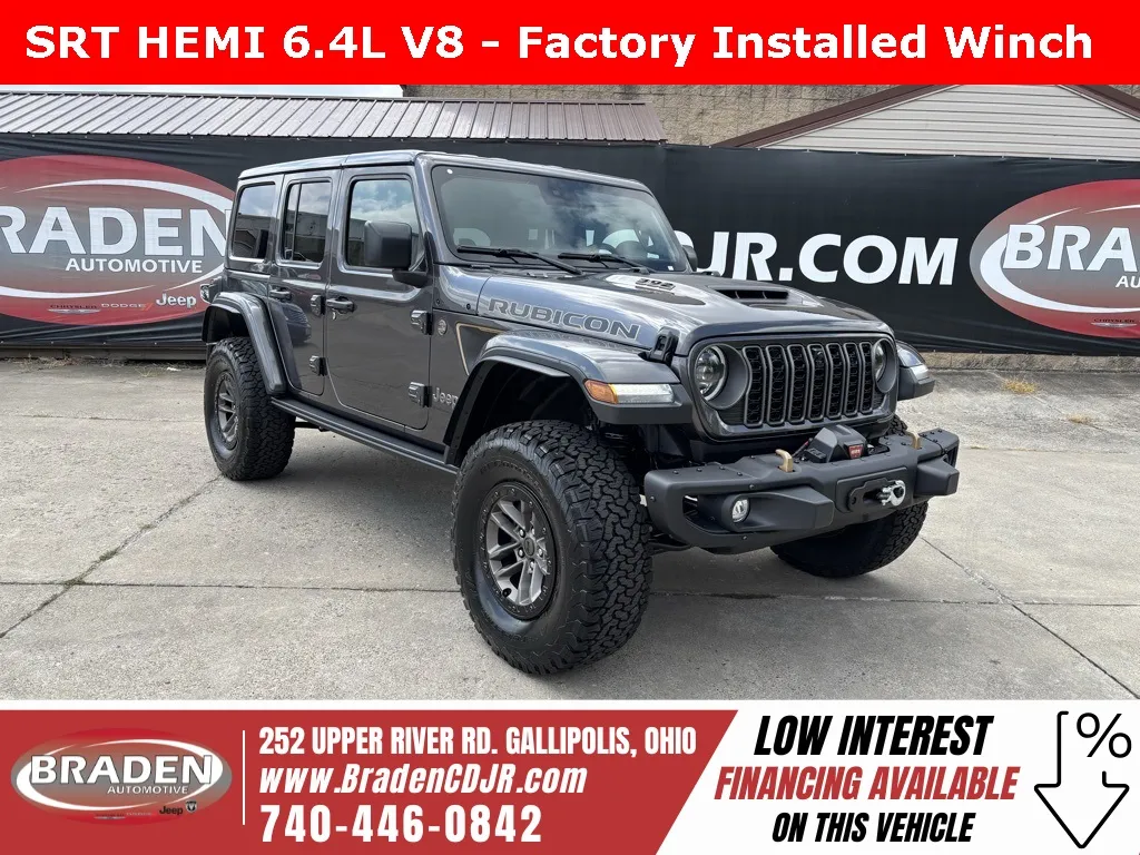 Gray 2025 Jeep Wrangler Rubicon 392 for sale in Gallipolis, OH