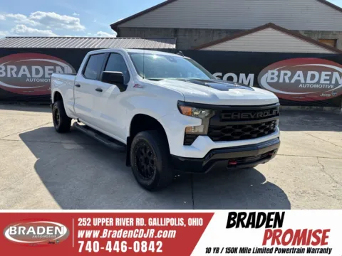 White 2023 Chevrolet Silverado 1500 Custom Trail Boss for sale in Gallipolis, OH