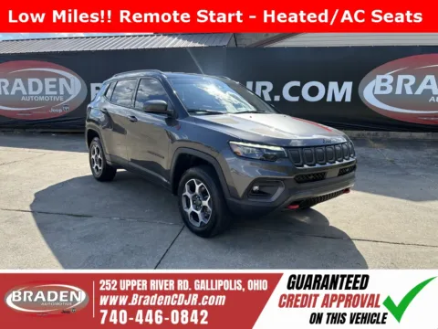 Gray 2022 Jeep Compass Trailhawk for sale in Gallipolis, OH