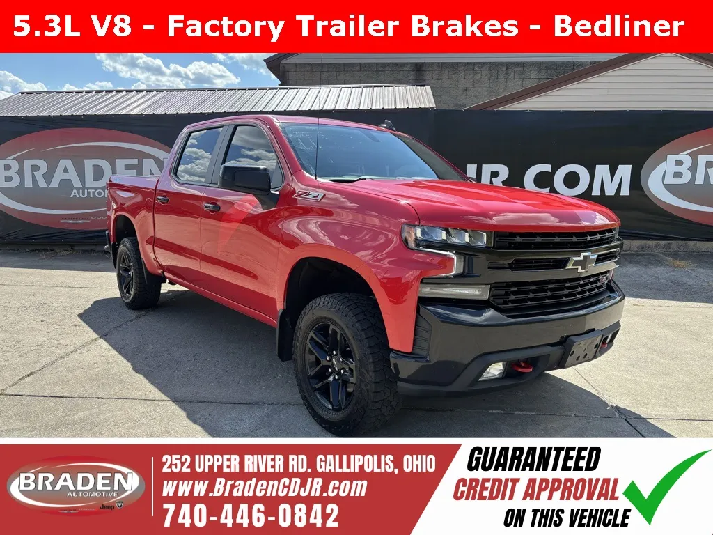 Red 2021 Chevrolet Silverado 1500 LT Trail Boss for sale in Gallipolis, OH